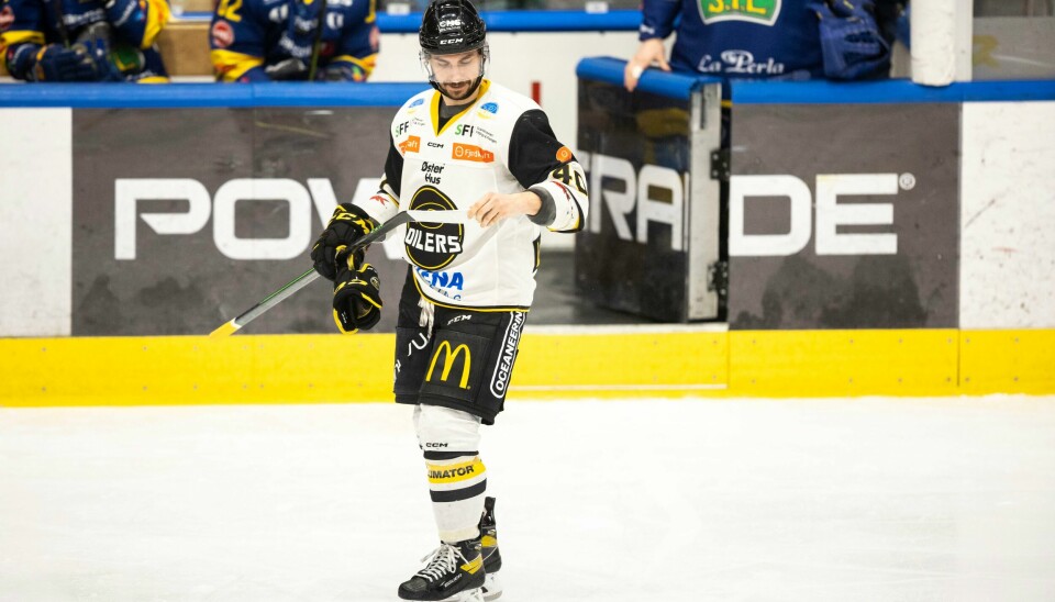 Martin Lefebvre og Oilers møter Storhamar. Martin Lefebvre