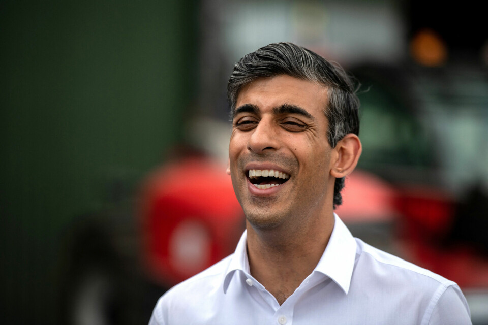 Rishi Sunak, tidligere finansminister og kandidat til lederjobben i Det konservative partiet. Rishi Sunak, tidligere finansminister og kandidat til lederjobben i Det konservative partiet.