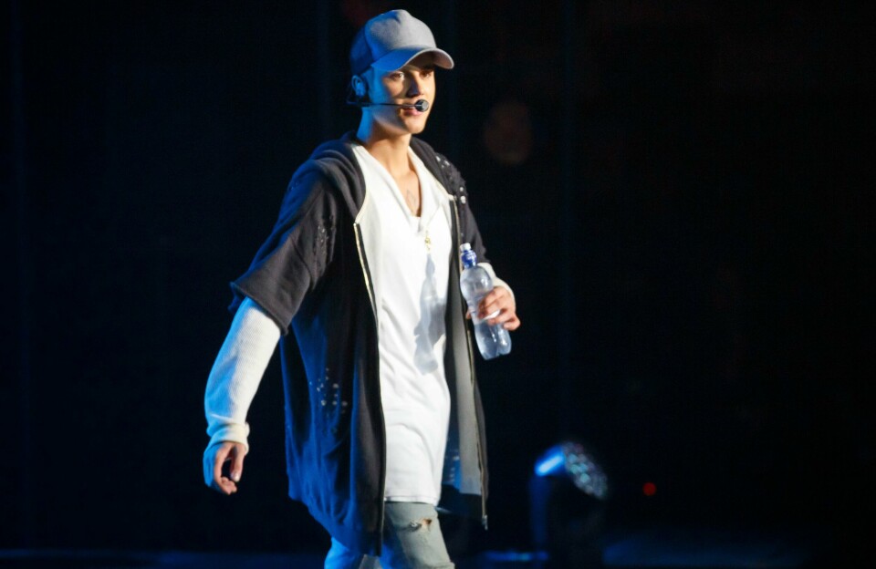 Justin Bieber i Norge i 2015. Justin Bieber i Norge i 2015.Foto: Heiko Junge / NTB