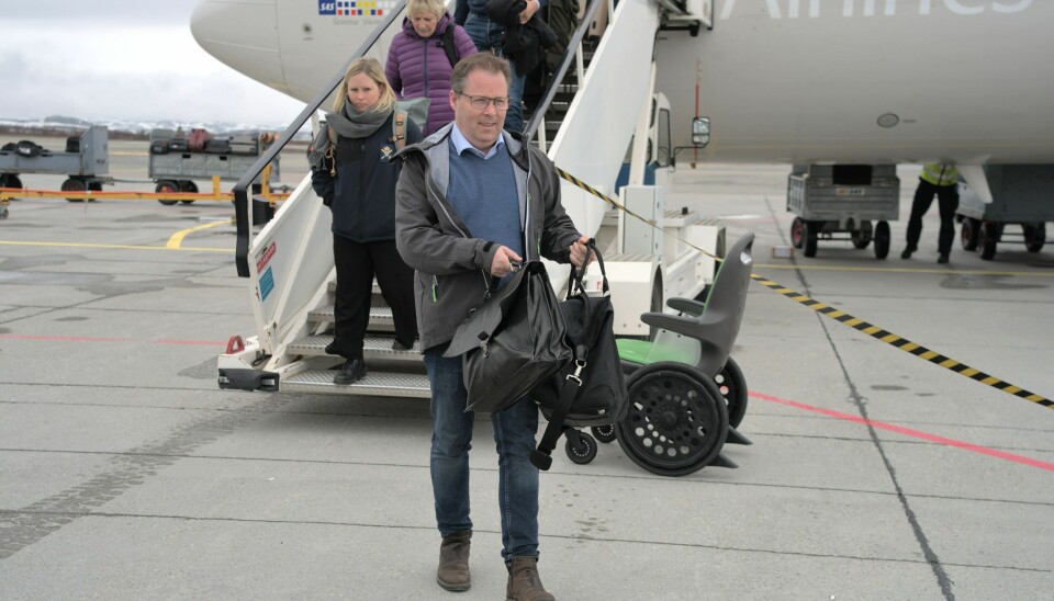 Forsvarsminister Bjørn Arild Gram da han tok med de nordiske forsvarsministerne til Pasvik ved Kirkenes i mai. Forsvarsminister Bjørn Arild Gram da han tok med de nordiske forsvarsministerne til Pasvik ved Kirkenes i mai. Foto: Terje Pedersen / NTB