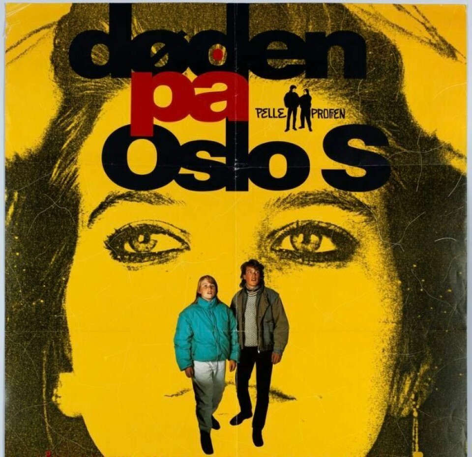 Filmplakat, Døden på Oslo S Filmplakat