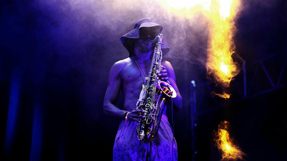 King Shabaka, eller Shabaka Hutchins i The Comet Is Coming. Nå kommer han tilbake til Øya med Sons of Kemet. The Comet Is Coming