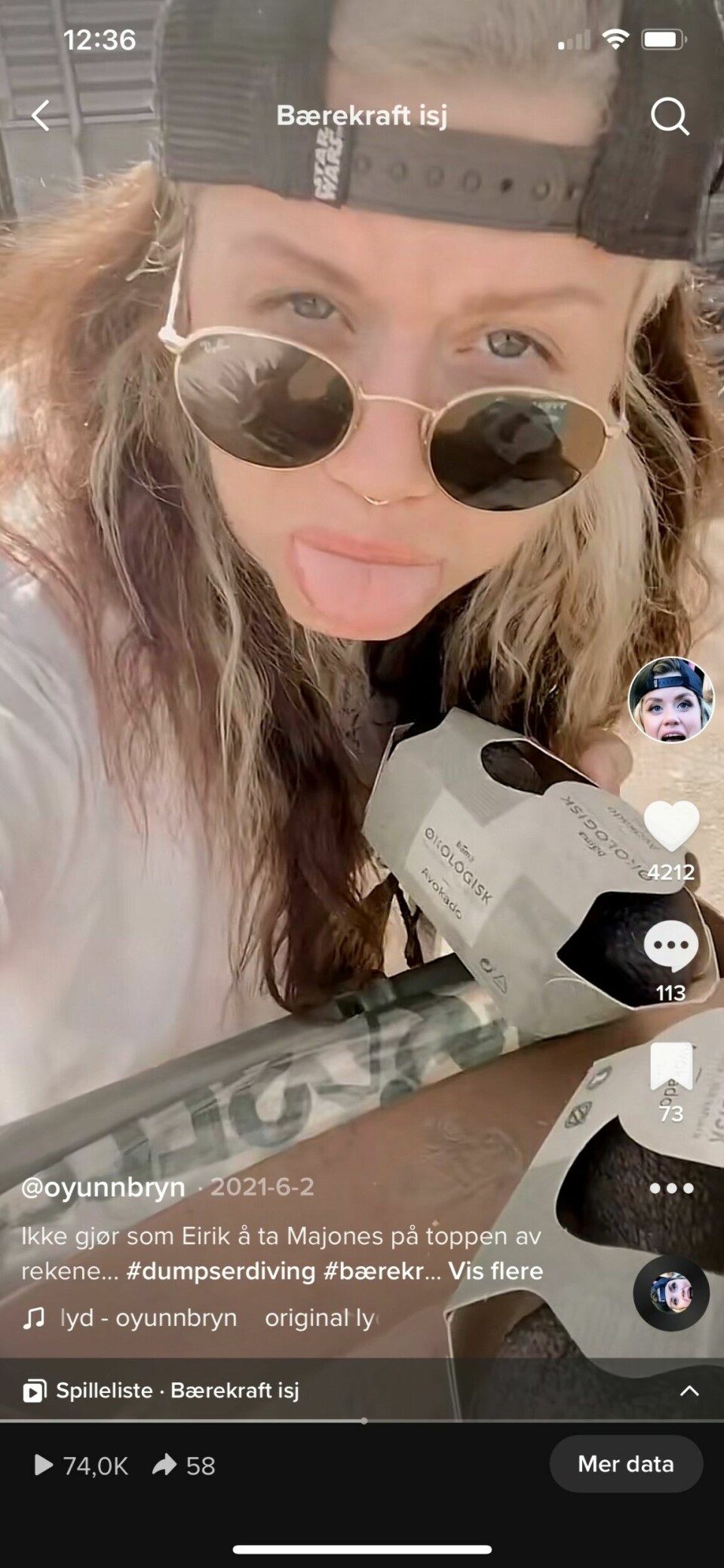Bærekraft på Tiktok. Øyunn Iversen