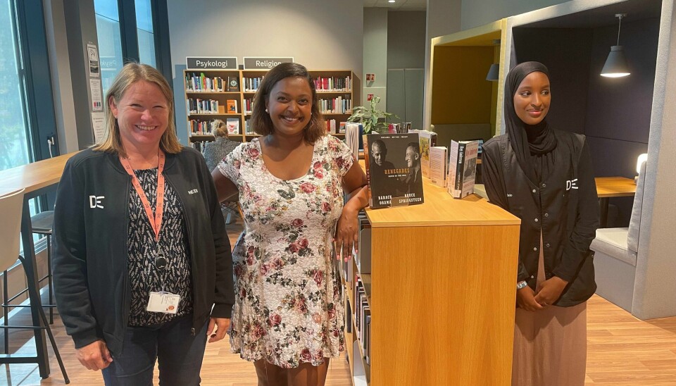 Leder av Deicman Lambertseter Heidi Hansen (til venstre), stortingsrepresentant Kamzy Gunaratnam (Ap) og Fadida Sudi. Leder av Deicman Lambertseter Heidi Hansen (til venstre), stortingsrepresentant Kamzy Gunaratnam (Ap), og Fadila Sudi.