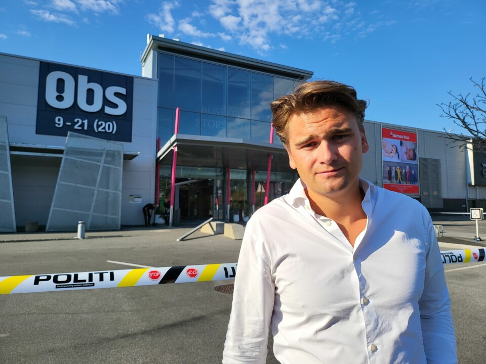 Eiendomssjef ved Buskerud storsenter, Espen S. Vedal. Eiendomssjef ved Buskerud storsenter, Espen S. Vedal.
