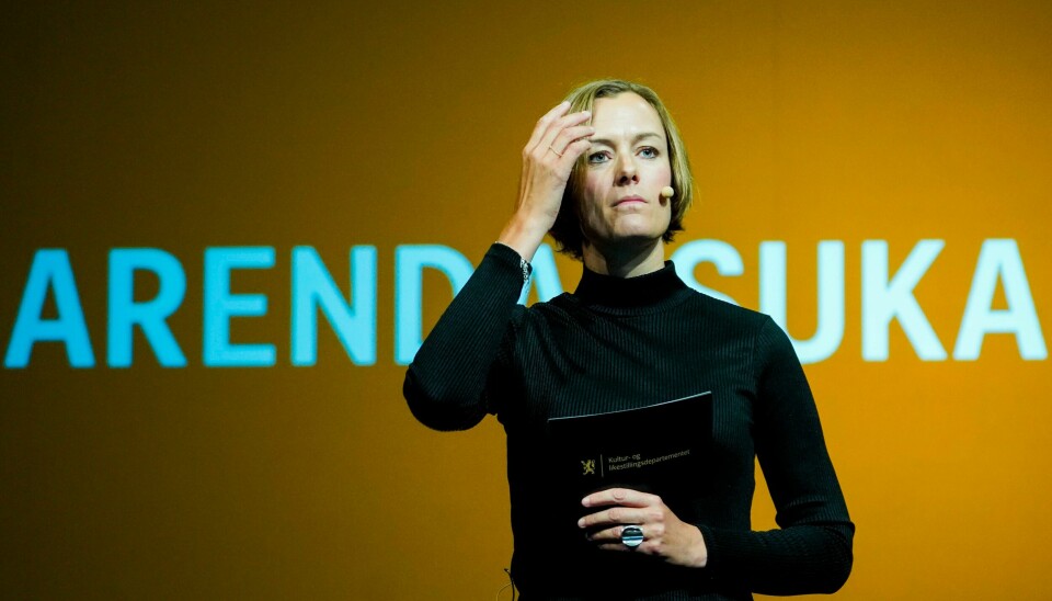 Kultur- og likestillingsminister Anette Trettebergstuen (Ap) har tidligere gått hardt ut mot Facebook. Likevel er det hennes eget parti som har brukt mest annonsepenger på plattformen det siste året. Foto: Ole Berg-Rusten / NTB .