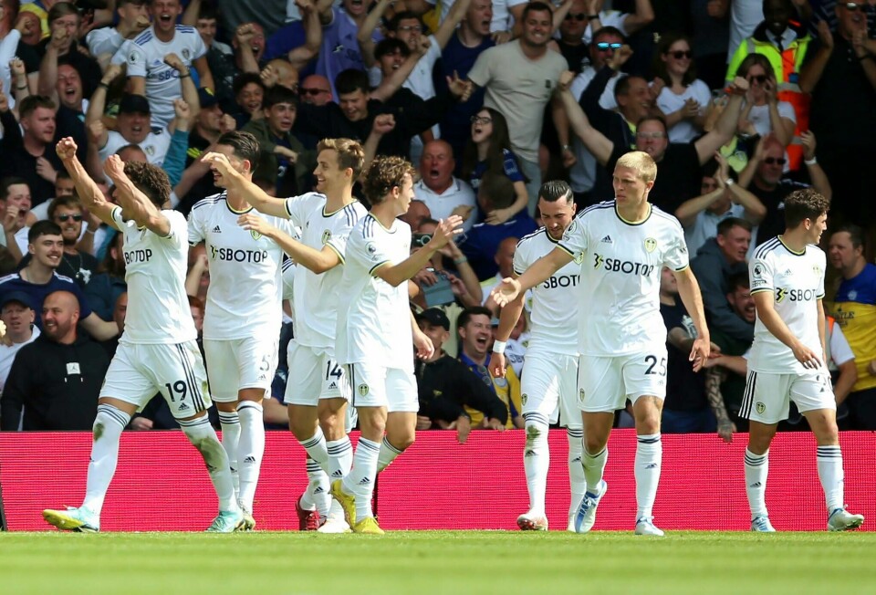 Leeds herjet med Chelsea i søndagens Premier League-oppgjør på Elland Road. Hjemmelaget vant til slutt 3–0. Leeds herjet med Chelsea i søndagens Premier League-oppgjør på Elland Road. Hjemmelaget vant til slutt 3–0. Foto: Nigel French / AP / NTB