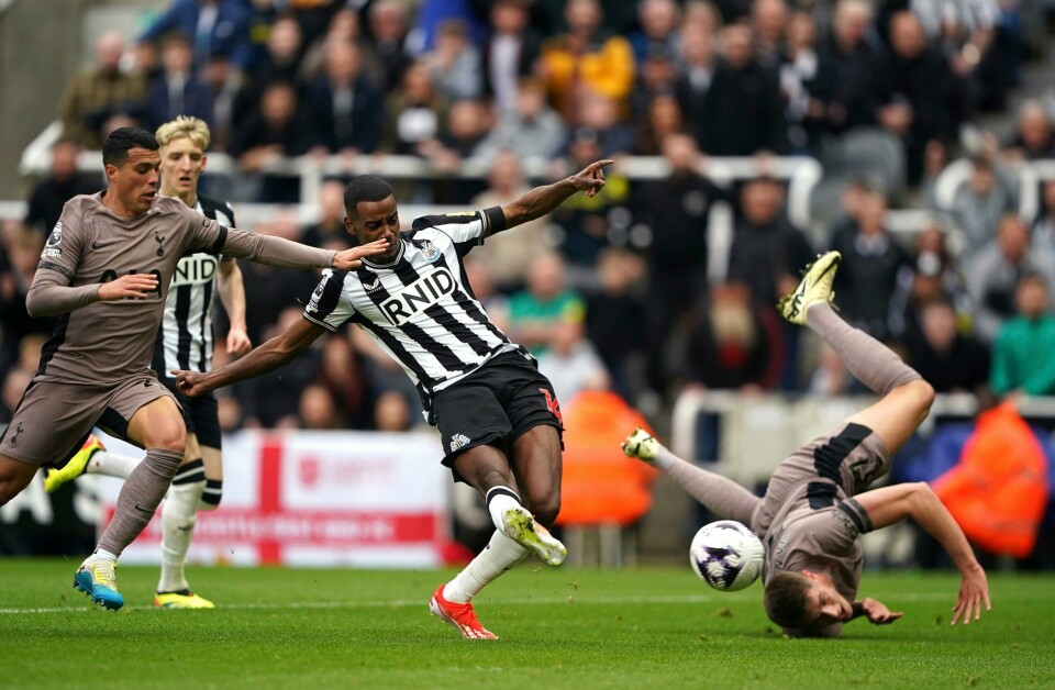Alexander Isak var i målform mot Tottenham lørdag. Alexander Isak var i målform mot Tottenham lørdag. Foto: Owen Humphreys / PA via AP / NTB