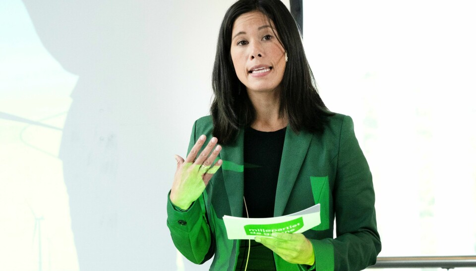 Ny parlamentarisk leder for Miljøpartiet de grønne, Lan Marie Berg, ønsker seg en annen løsning på strømkrisa. .