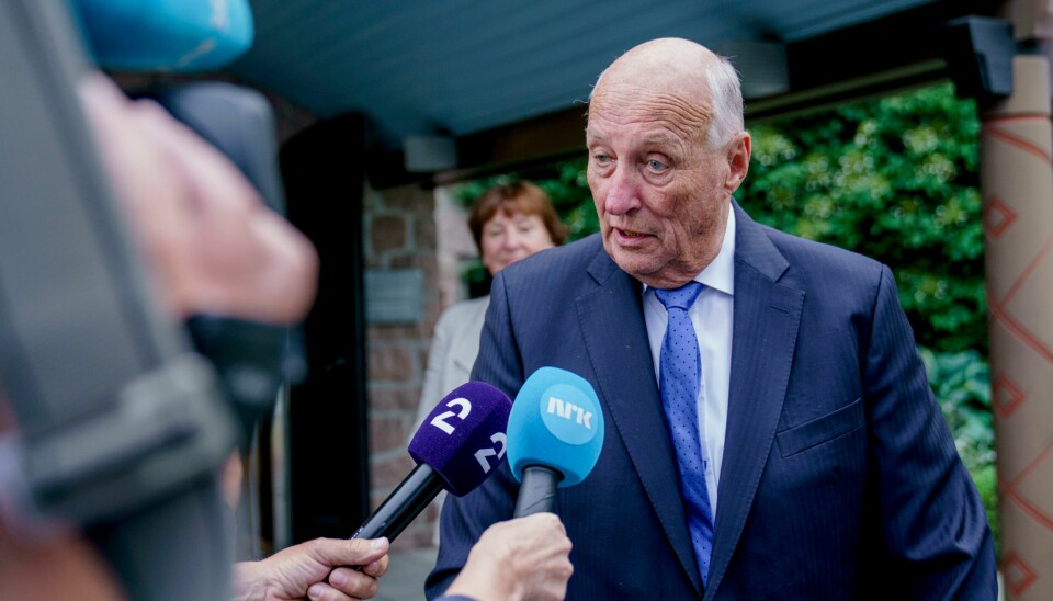 Kong Harald under markeringen av Hvite Bussers 30-årsjubileum i Oslo tidligere denne uken Kong Harald under markeringen av Hvite Bussers 30-årsjubileum i Oslo tidligere denne uken. Foto: Stian Lysberg Solum / NTB