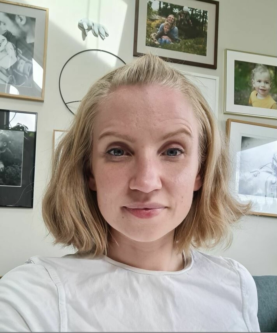 Kirsti Svinø, rullestolbruker. Kirsti Svinø, rullestolbruker.