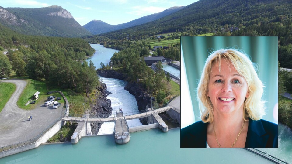 Hafslunds nye kraftverk i Nedre Otta produserer omtrent 315 GWh, og ble bygget i 2020. Framover frykter Hafslund Eco Vannkraft-direktør Kristin Lian (innfelt) at det blir mindre penger til kraftinvesteringer. Nedre Otta kraftverk