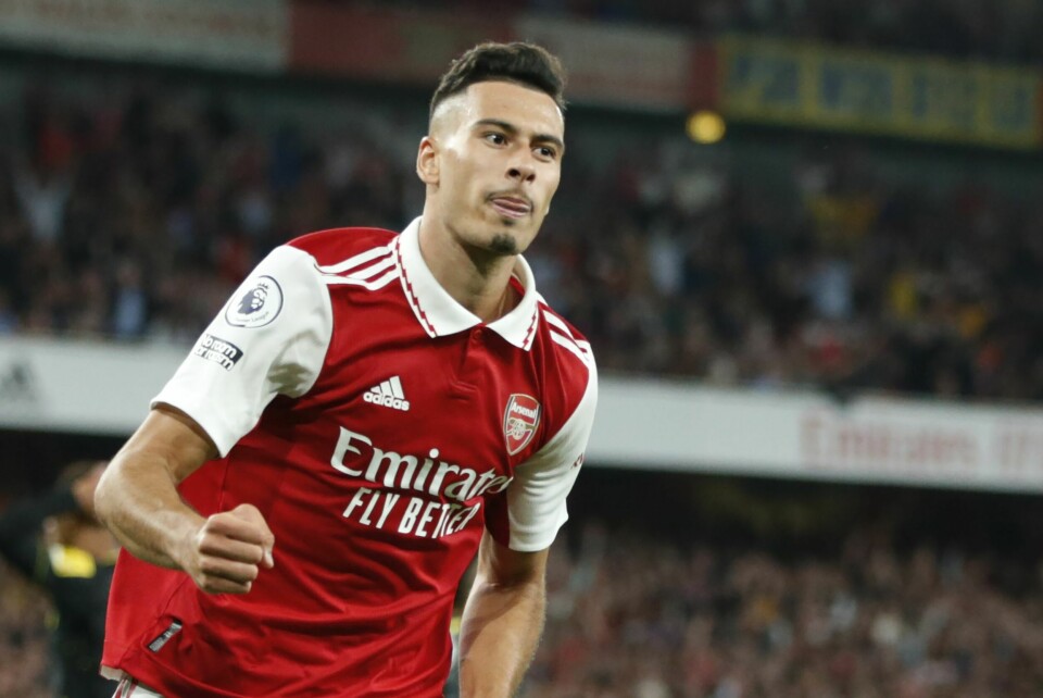 Gabriel Martinelli avgjorde for Arsenal i hjemmekampen mot Aston Villa. Gabriel Martinelli avgjorde for Arsenal i hjemmekampen mot Aston Villa. Foto: David Cliff / AP / NTB