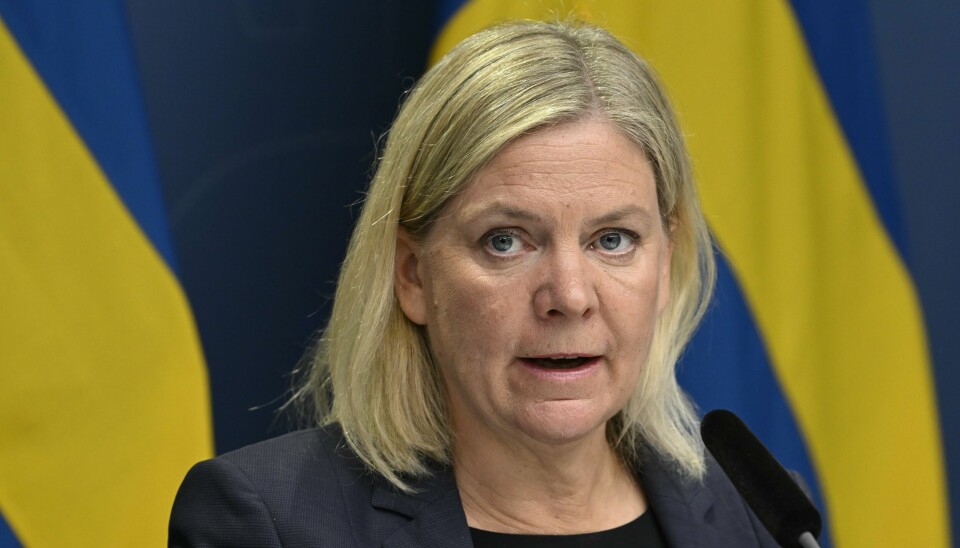 Satsminister Magdalena Andersson varsler hastegrep mot energikrisen i Europa. Sveriges statsminister Magdalena Andersson presser på for å få EU-kommisjonen til å koble strømprisen fra gassprisen, som har skutt i været siden Russlands invasjon av Ukraina. Foto: Anders Wiklund/TT / NTB