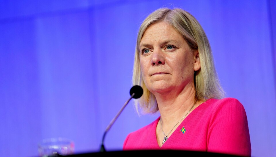 Sveriges statsminister Magdalena Andersson. Sveriges statsminister Magdalena Andersson leder en mindretallsregjering og sier hun er klar til å samarbeide med alle partier etter valget 11. september.Arkivfoto: Håkon Mosvold Larsen / NTB
