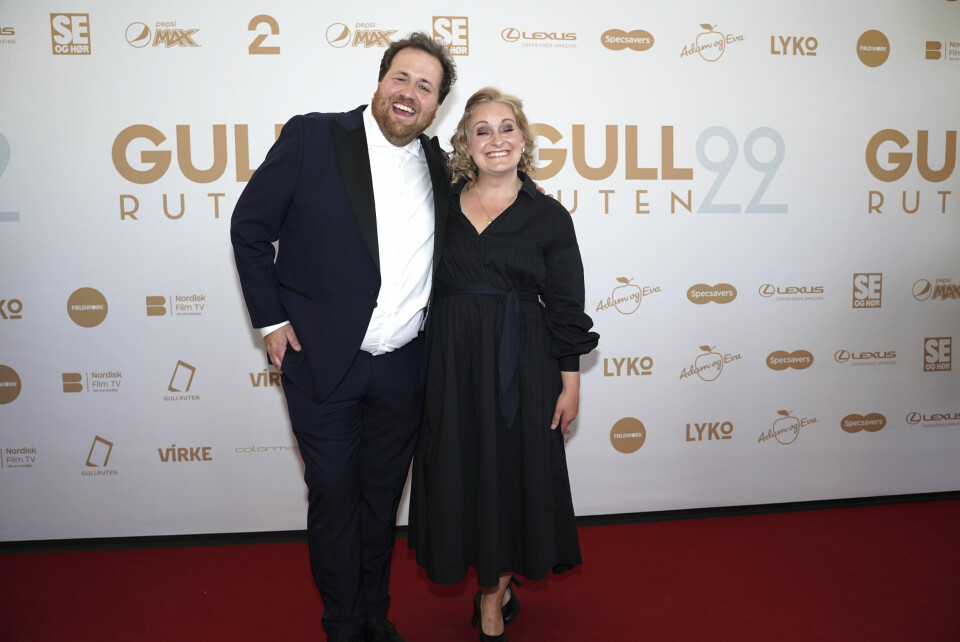 Tuva Fellman er gift med radio- og TV-profilen Ronny Brede Aase. Her fra Gullruten i Grieghallen tidligere i år. Tuva Fellman er gift med radio- og TV-profilen Ronny Brede Aase. Her fra Gullruten i Grieghallen tidligere i år.