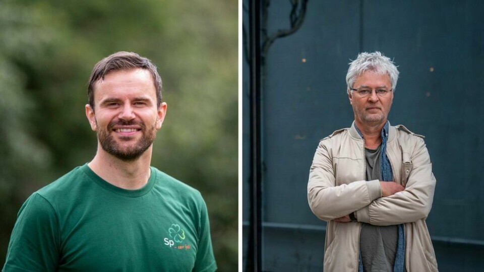 Energitalsmann Per Martin Sandtrøen (Sp) og valgforsker Svein Erik Tuastad. Energitalsmann Per Martin Sandtrøen (Sp) og valgforsker Svein Erik Tuastad.
