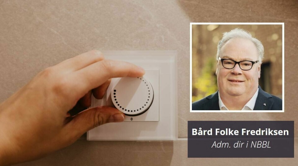 Det må produseres mer ren kraft, og vi må spare på den strømmen vi har. Den billigste strømmen vil alltid være den vi ikke bruker, skriver Bård Folke Fredriksen, Adm. dir. Norske Boligbyggelags Landsforbund (NBBL) Det må produseres mer ren kraft, og vi må spare på den strømmen vi har. Den billigste strømmen vil alltid være den vi ikke bruker, skriver Bård Folke Fredriksen, Adm. dir. Norske Boligbyggelags Landsforbund (NBBL)