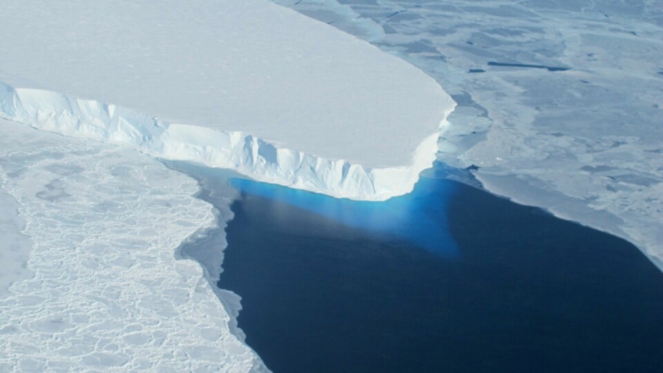 Bilde av isbreen fra mai 2014. Bilde av isbreen fra mai 2014.