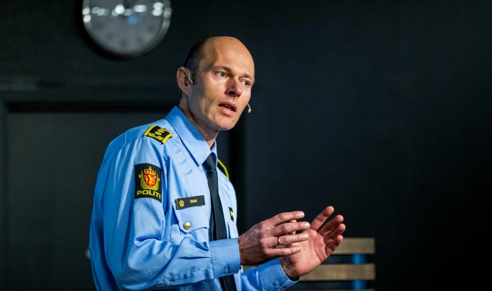Rune Solberg Swahn, leder for forebyggende enhet i Oslo politidistrikt. Oslo 20200226. Rune Solberg Swahn, politiinspektør, Felles enhet for forebygging i Oslo Politidistrikt og norsk idrett og Norges fotballforbund diskuterer vold og trusler i idretten og fotballen.Foto: Terje Pedersen / NTB