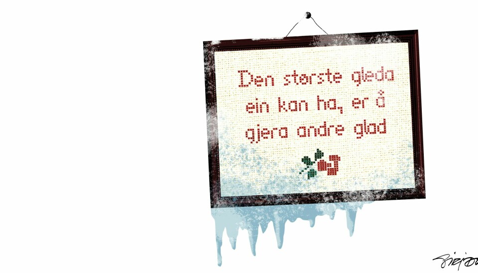 Å påkalle krigen, klimakrise og sosial ulikhet for å forsvare at folk i Norge skal leve med et sinnssykt prisnivå på strøm i solidaritetens navn skaper ikke solidaritet. Det det derimot gjør er å effektivt tømme begrepet for alt innhold, skriver spaltist Aslak Sira Myhre. Strømpriser, 4-5 Aslak Sira Myhre