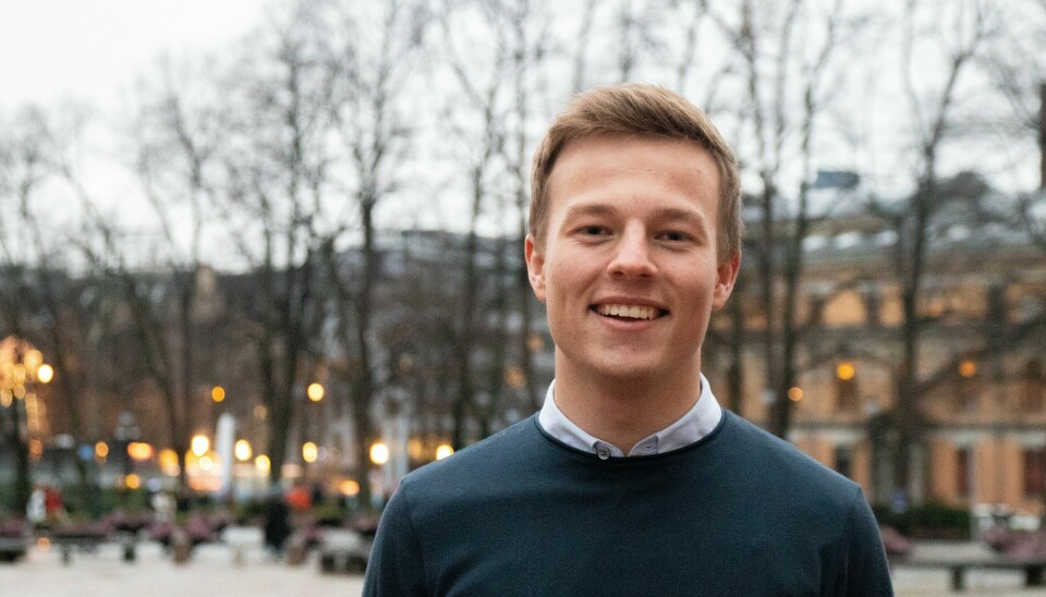 Hadle Rasmus Bjuland har vært i Sverige og blitt inspirert av søsterpartiet Kristdemokraterna. Hadle Rasmus Bjuland