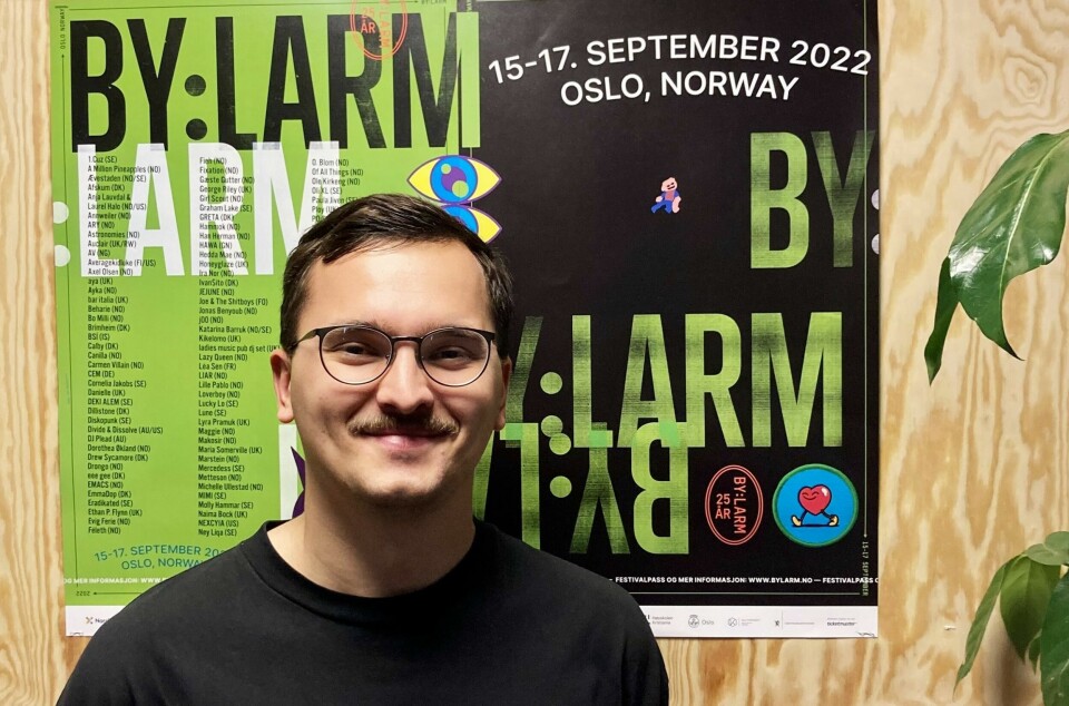 Erik Egenes, ansvarlig for presse og internasjonalt program ved Bylarmfestivalen. Erik Egenes, ansvarlig for presse og internasjonalt program ved Bylarmfestivalen.
