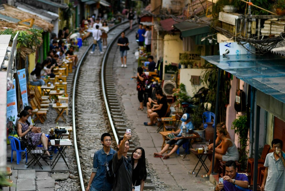 Den populære tog-gata i Vietnam. Den populære tog-gata i Vietnam.