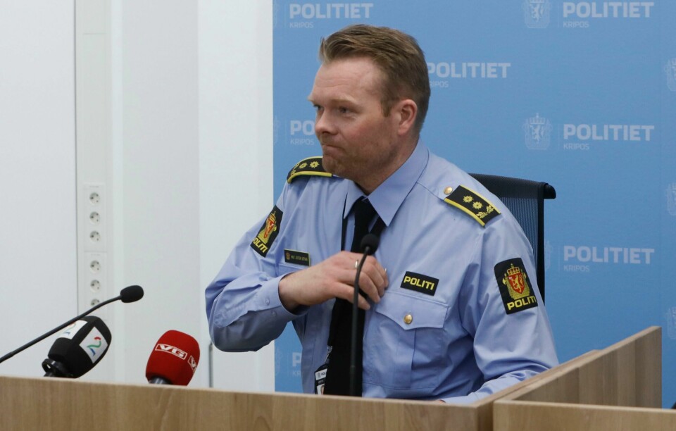 Politiadvokat i Kripos, Knut Jostein Sætnan. Arkivfoto. Politiadvokat i Kripos, Knut Jostein Sætnan, under en pressekonferanse i 2019 om dataangrepet mot Hydro. Arkivfoto: Trygve Indrelid / NTB