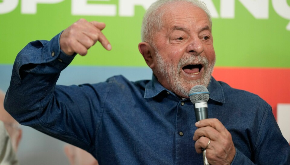 Lula da Silva leder på meningsmålingene i Brasil foran den sittende presidenten, høyrepopulisten Jair Bolsonaro. Lula da Silva leder på meningsmålingene i Brasil foran den sittende presidenten, høyrepopulisten Jair Bolsonaro. Foto: Andre Penner / AP / NTB
