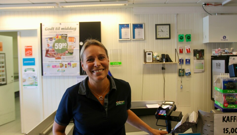 Butikkeier Janken Nordbøe. Butikkeier Janke Nordbøe