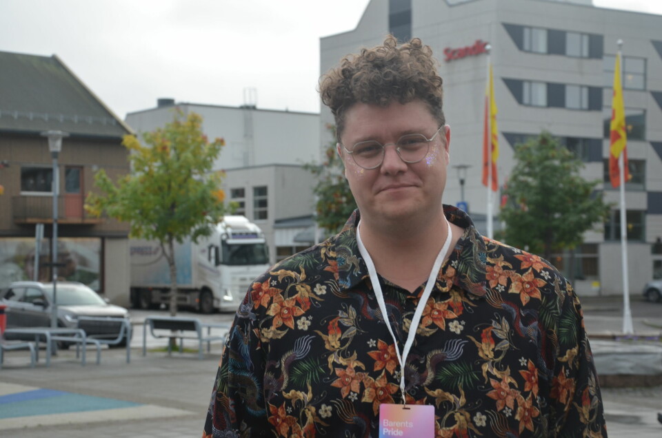 Lars Kaupang, prosjektleder for Barents Pride på norsk side. Lars Kaupang, prosjektleder for Barents Pride på norsk side.