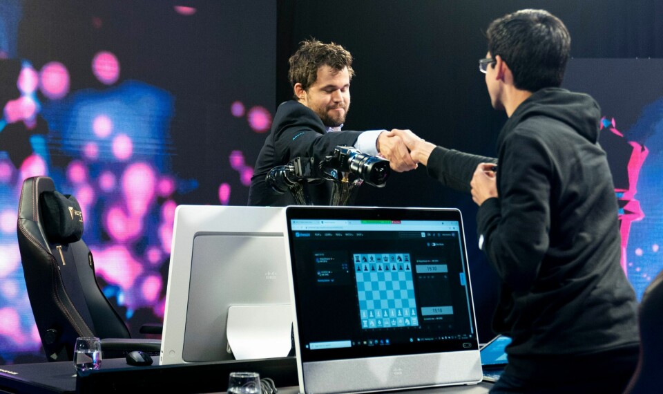 Magnus Carlsen kan notere seg for enda en seier. Foto: Torstein Bøe / NTB
