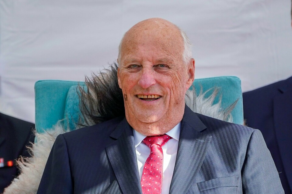 Kong Haralds helsetilstand er mye, mye bedre, ifølge dronning Sonja. Arkivfoto. Kong Harald er på fylkesbesøk i Møre og Romsdal.Foto: Lise Åserud / NTB