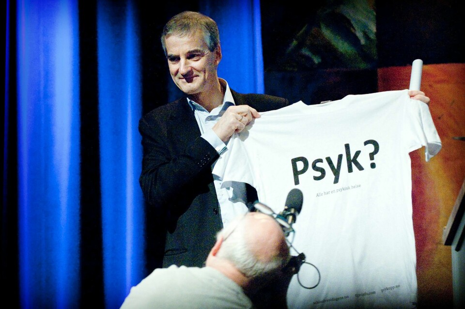 Helse- og omsorgsminister Jonas Gahr Støre åpnet konferansen Schizofrenidagene for 1600 Stavanger-elever.