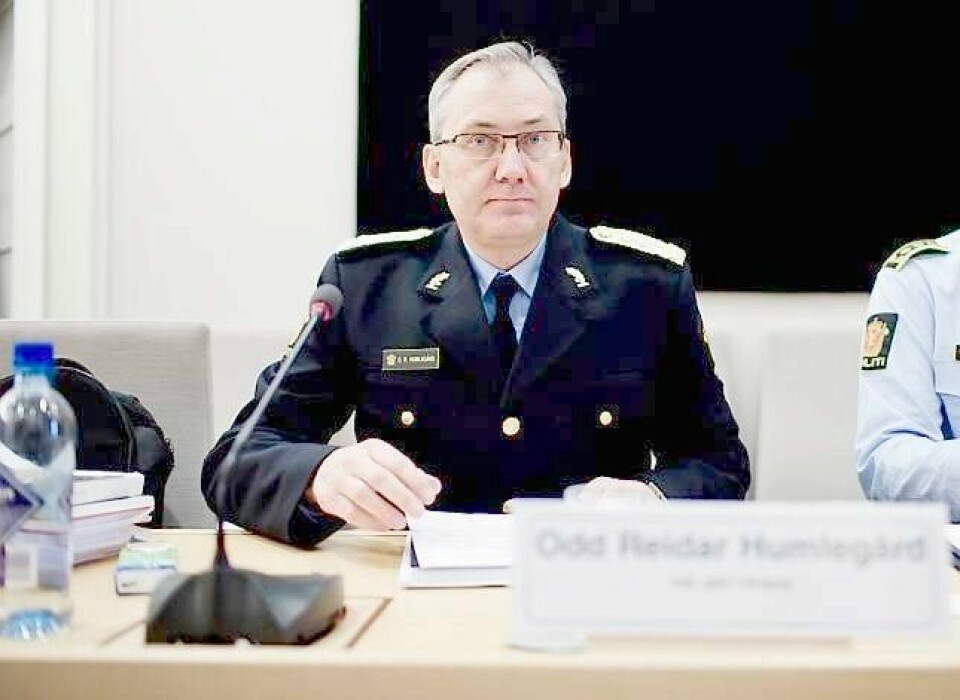 Politidirektør Odd Reidar Humlegård beklager for første gang på vegne av det norske politiet at politifolk sendte norske jøder til konsentrasjonsleire under andre verdenskrig. FOTO: STIAN LYSBERG SOLUM/NTB SCANPIX