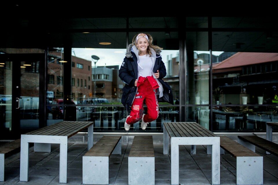 Trine Lind Vestli er PR-ansvarlig for russen i Oslo og Akershus og russepresident ved Nydalen videregående skole. FOTO: FREDRIK BJERKNES