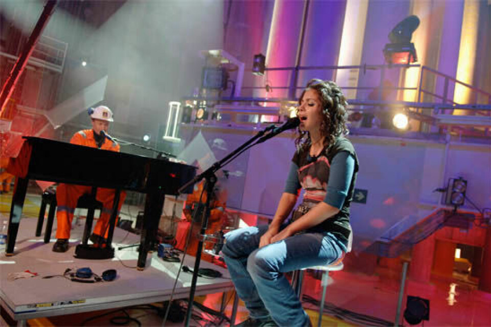 Jan Hauge fikk blant annet tak i artisten Katie Melua til å gjøre konsert i Nordsjøen. Jan Hauge fikk blant annet tak i artisten Katie Melua til å gjøre konsert i Nordsjøen.