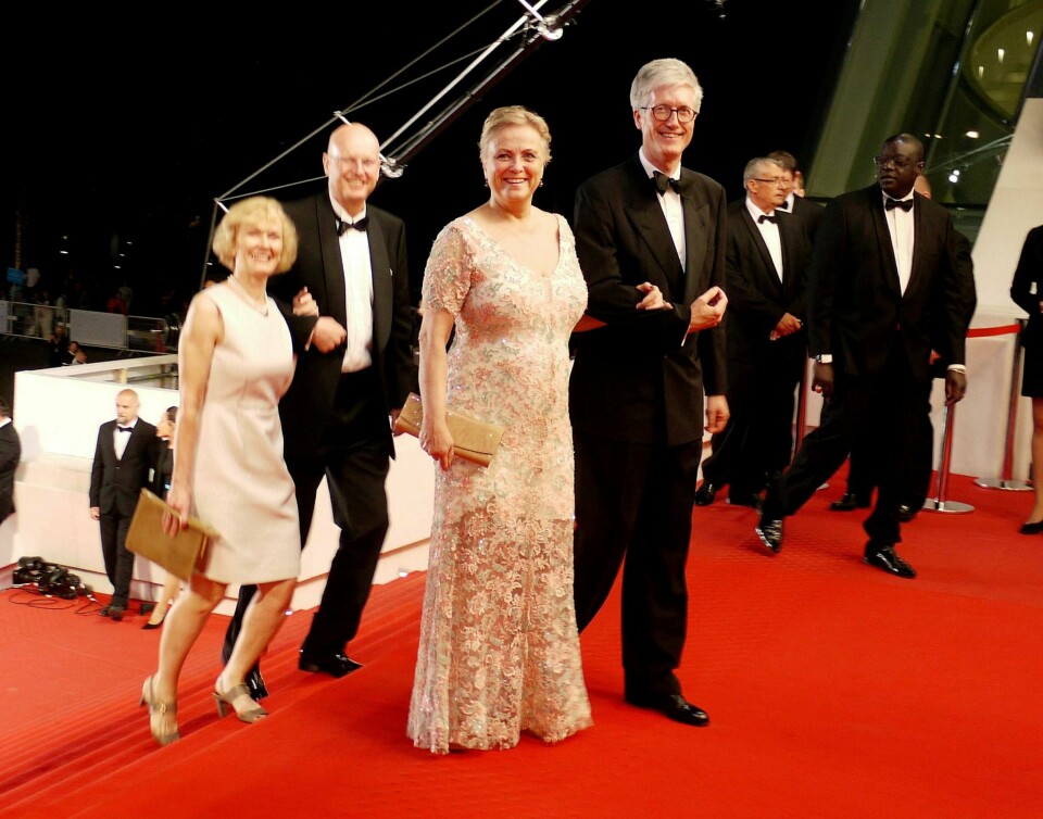 Kulturminister Thorhild Widvey tok en snartur innom Cannes i forrige uke for å få med seg Joachim Trier sin film «Louder Than Bombs». FOTO: STINE OPPEGAARD/NORSK FILMINSTITUTT/NTB SCANPIX