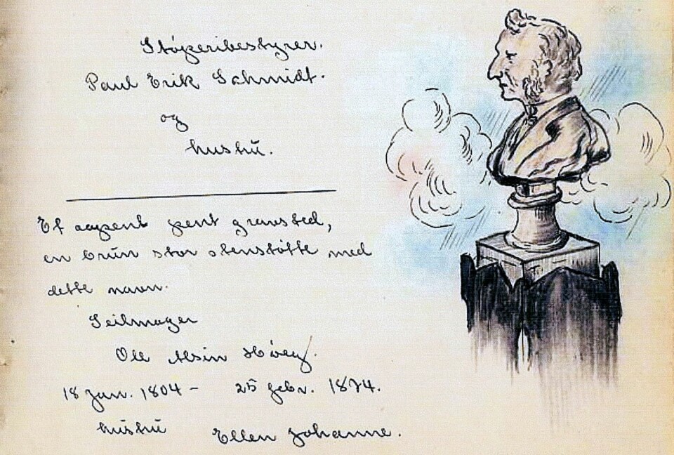 Tegnelærer Alf Nor Knudsens (21) håndtegnede beskrivelse av gravsteder på Tangen kirkegård er laget på 1920-tallet. Dokumentet dukket opp underveis i Jorunn Wiiks lokalhistoriske research på internett. Tegnelærer Alf Nor Knudsens (21) håndtegnede beskrivelse av gravsteder på Tangen kirkegård er laget på 1920-tallet. Dokumentet dukket opp underveis i Jorunn Wiiks lokalhistoriske research på internett.