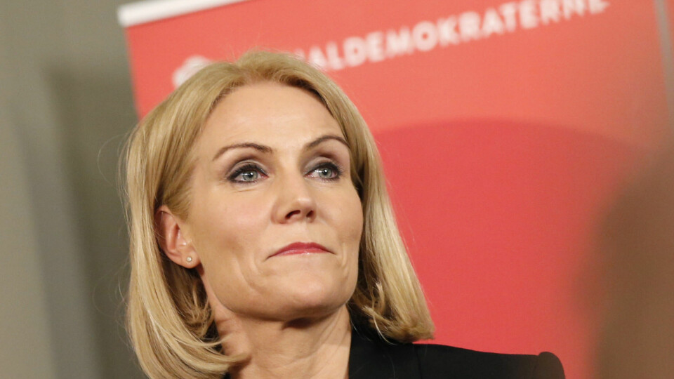 Statsminister Helle Thorning-Schmidt erkjente valgnederlaget i natt. FOTO: Gregers Tycho/NTB scanpix Statsminister Helle Thorning-Schmidt erkjente valgnederlaget i natt. FOTO: Gregers Tycho/NTB scanpix