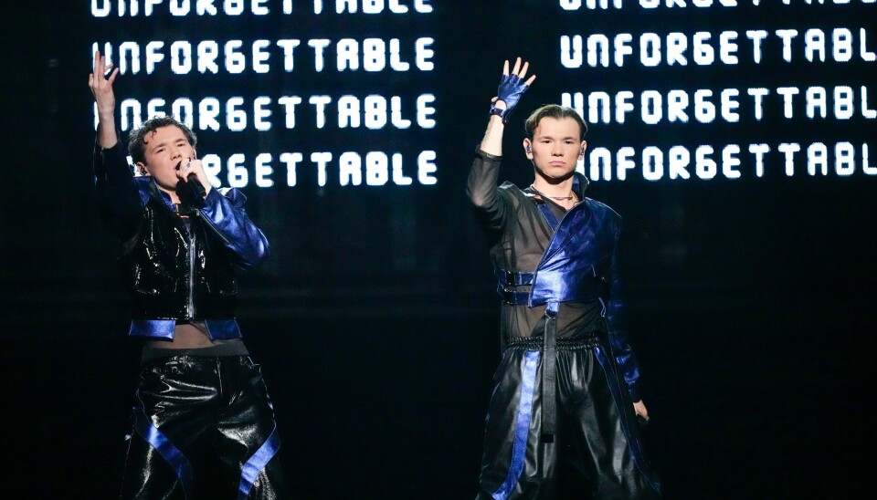 Marcus og Martinus synes flere av kommentarene fra Eurovision-skribenter er ufine. Marcus & Martinus i tirsdagens semifinale. Foto: Martin Meissner/AP/NTB