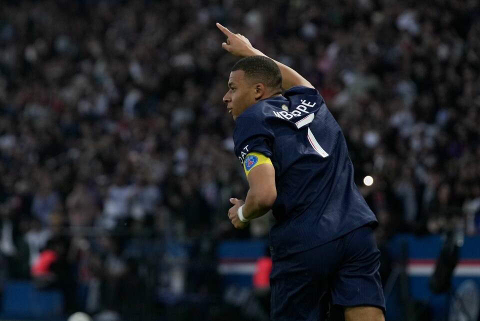 Kylian Mbappé kunne juble for sin 27. scoring på 29 kamper for PSG i den franske serien denne sesongen. Kylian Mbappé kunne juble for sin 27. scoring på 29 kamper for PSG i den franske serien denne sesongen. Foto: Christophe Ena / AP / NTB