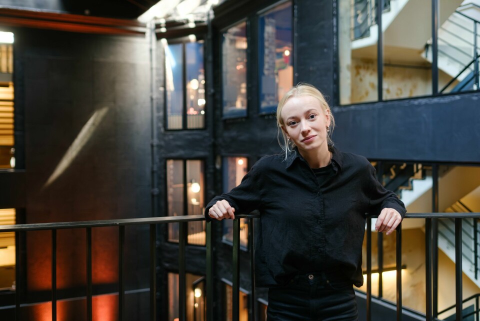 Skuespiller Maja Christiansen på en leseprøve til Peer Gynt på Gålå, der hun spiller Ingrid og Anitra. Skuespiller Maja Christiansen på en leseprøve til Peer Gynt på Gålå, der hun spiller Ingrid og Anitra.