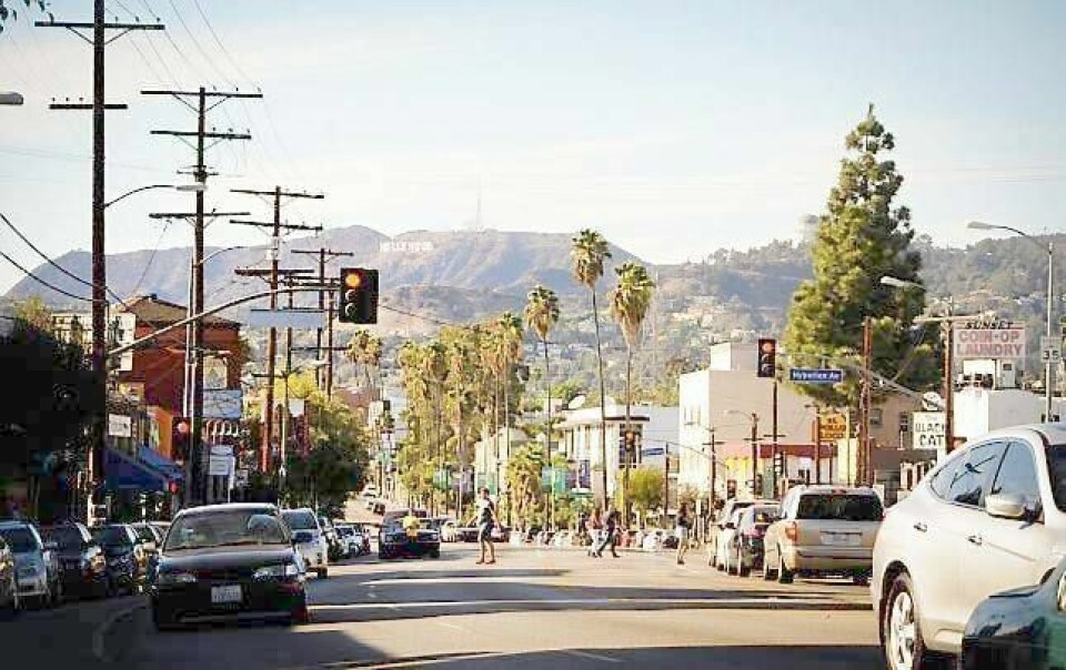 Silverlake, med Hollywood i det fjerne.
