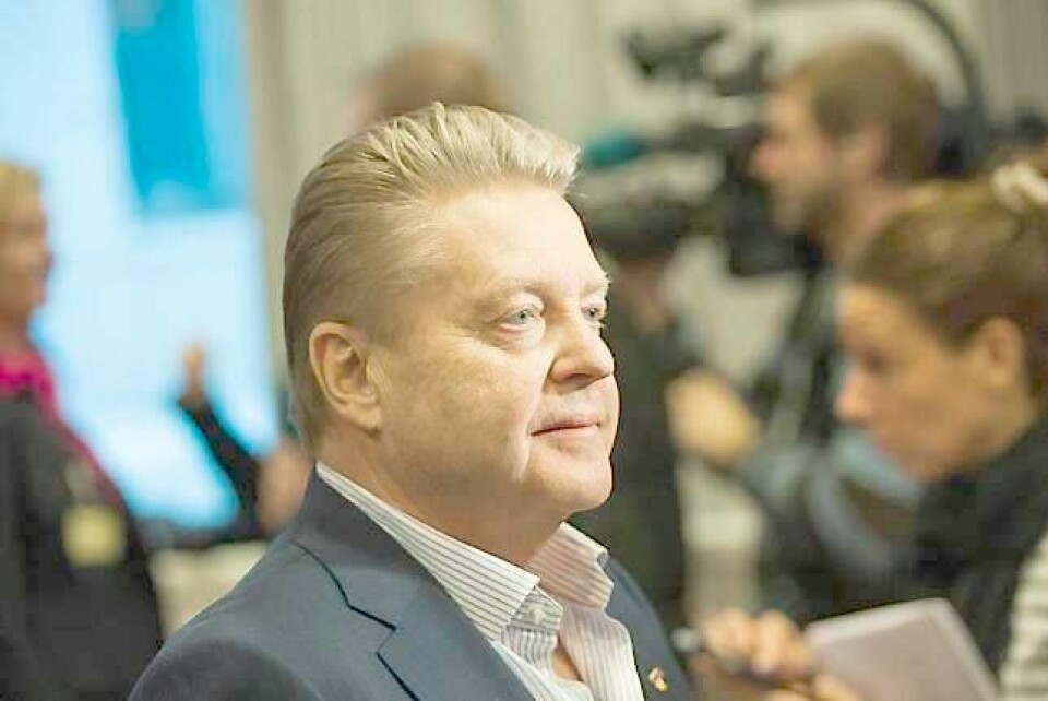Idrettspresident Børre Rognlien appellerer til regjeringen i spillpolitikken. FOTO: NTB SCANPIX