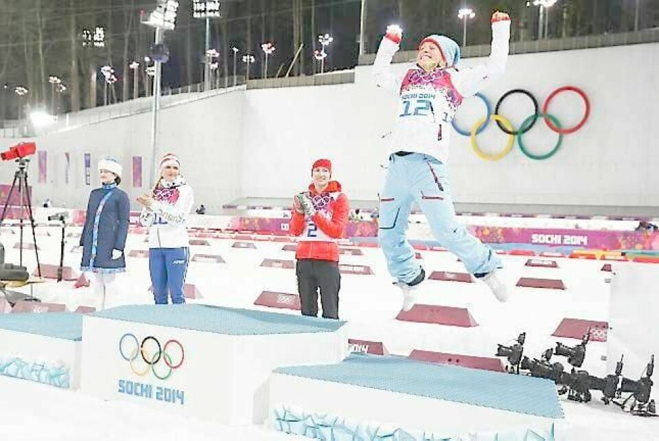 Tiril Eckhoff overrasket alle med OL-bronse. FOTO: HEIKO JUNGE/NTB SCANPIX