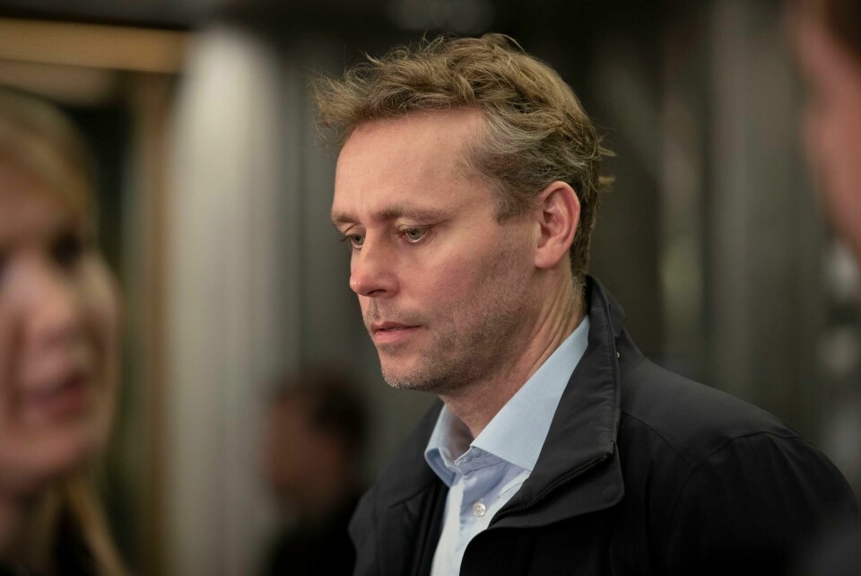 Tidligere forsknings- og høyere utdanningsminister Ola Borten Moe (Sp) deltok i et statsråd hvor utdeling av oljeutvinningstillatelser på den norske kontinentalsokkelen ble behandlet. Forskningsminister Ola Borten Moe (Sp) sier man må se nærmere på hva som kan være årsakene til den kraftige duppen i antall som har søkt lærerutdanning. Foto: Hanna Johre / NTB