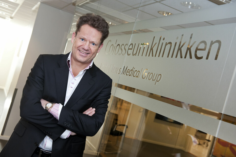Erik Grefberg i Teres Medical Group forteller om stor pågang også i 2014. Foto: Frode Olsen Erik Grefberg i Teres Medical Group forteller om stor pågang også i 2014. Foto: Frode Olsen