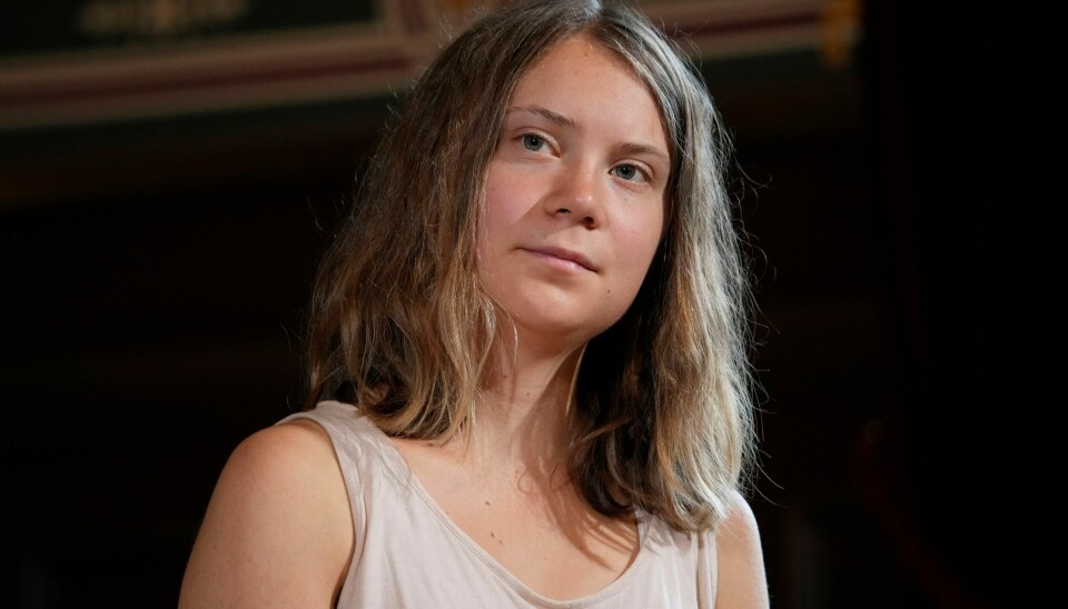 Klimaaktivist Greta Thunberg under en pressekonferanse i Paris forrige måned. Klimaaktivist Greta Thunberg under en pressekonferanse i Paris forrige måned. Foto: Lewis Joly / AP / NTB